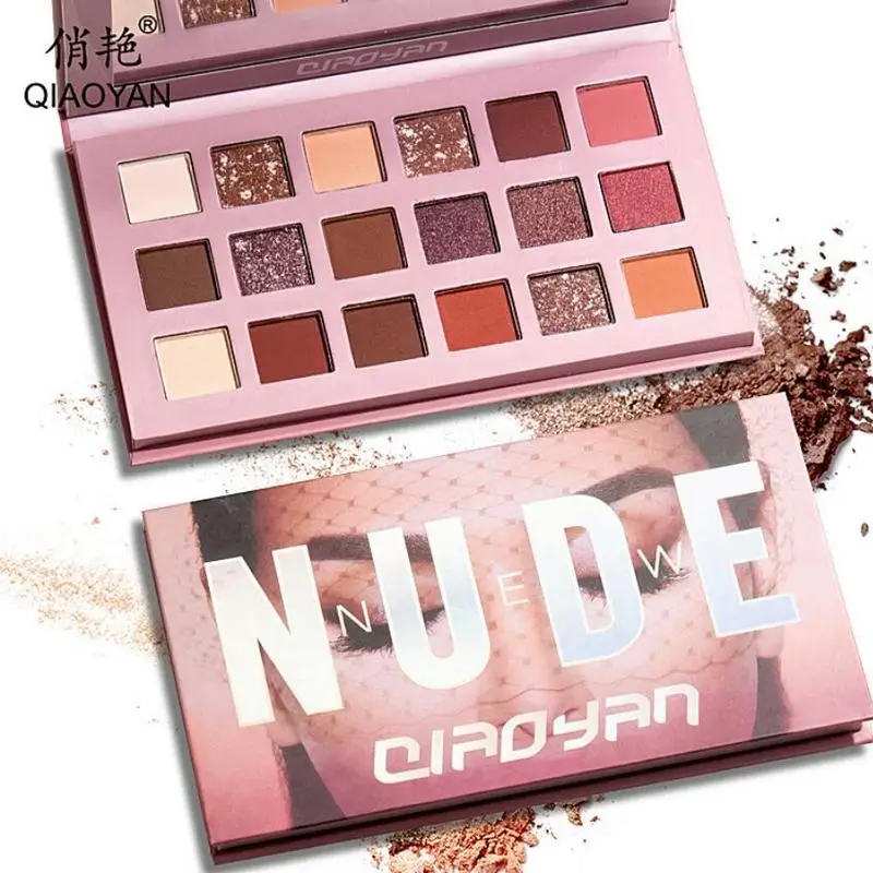 Cosmetic Matte Eye Shadow 12 Colors Make Up Set Nudes Pallete Eyeshadow Palette Brighten