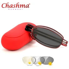 Солнцезащитные очки-хамелеоны складывающиеся фотохромные очки для чтения мужские очки для чтения с дальнозоркостью с диоптриями очки для чтения на открытом воздухе