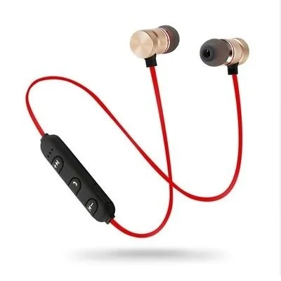 Магнитные музыкальные Bluetooth наушники для бега Спортивная гарнитура бас звук