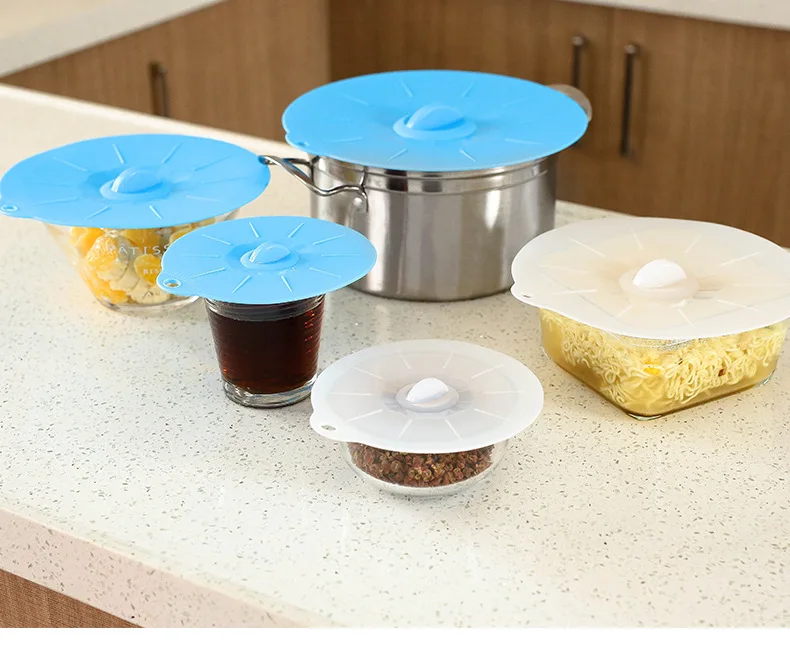 Xuan Juan Direct Supply New Style Food Grade Multi-functional Usage Lid for Airtight Container Three-piece Set Bowl Cover