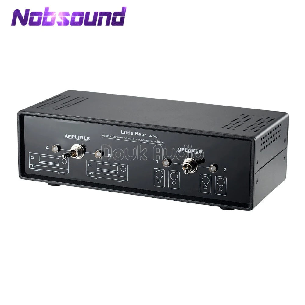 Nobsound Audio Comparator Crossover Jaringan Stereo 2 Way Amplifier Speaker Switcher Pasif Selector Crossover Network Speaker Switcheramplifier Stereo Aliexpress