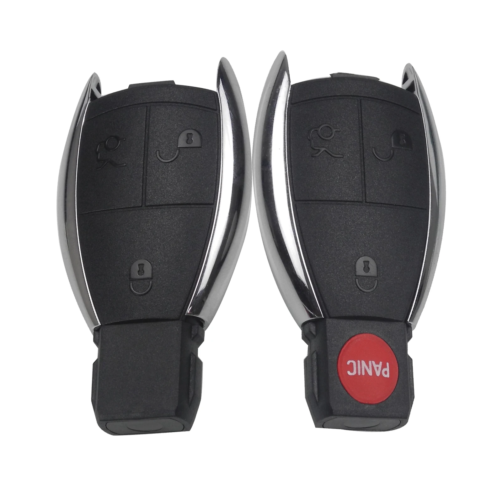 

jingyuqin 3/4 Buttons Remote Smart Key Shell Case For Mercedes Benz C E S Class SL Car key shell