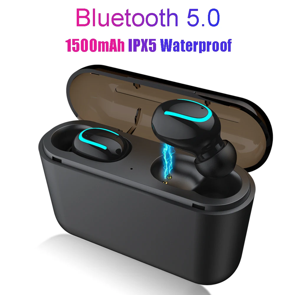 

Bluetooth 5.0 Earphones TWS Wireless Headphones Blutooth Earphone Handsfree Headphone Sports Earbuds In Ear Headset for Phone