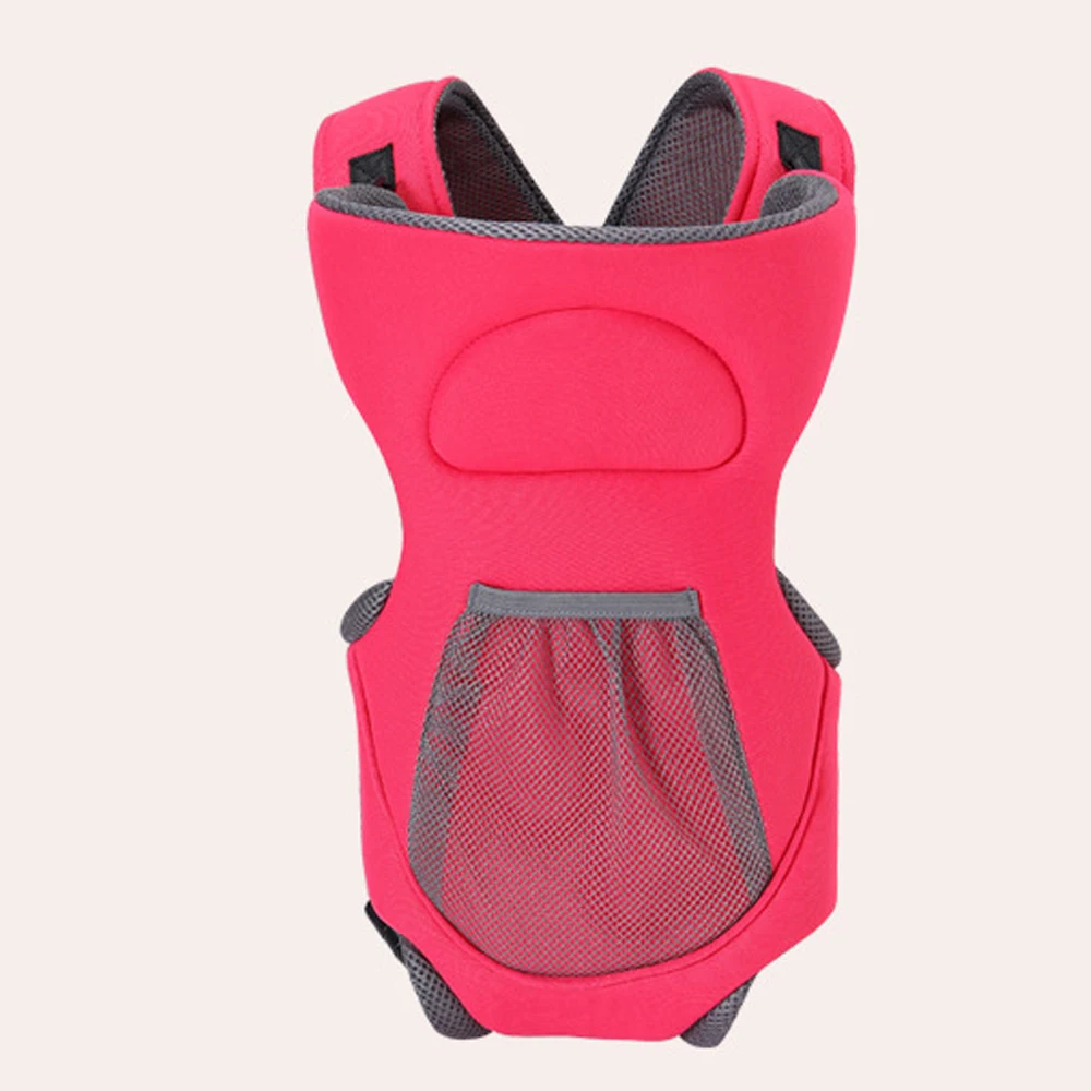 Ergonomic Baby Carrier Multifunction Infant Sling Breathable Baby Hip Seat Portable Child Suspenders Adjustable Toddler Stool - Цвет: Red