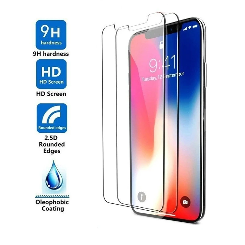 Стекла закаленное защитное покрытие для защиты экрана iPhone 11 pro XS макс 7 xr 6s плюс 8 х