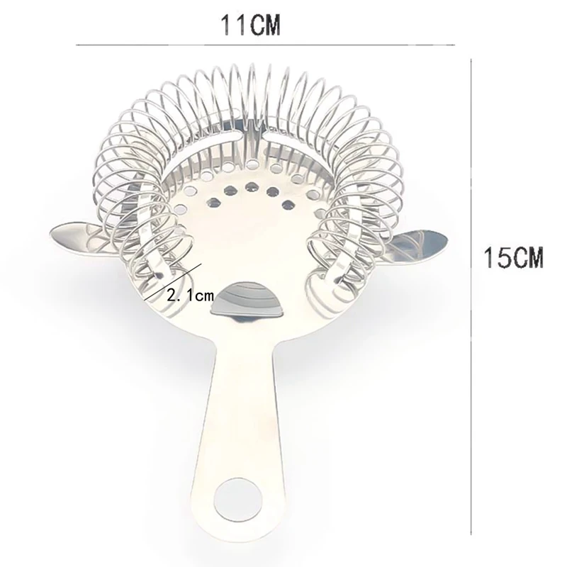 Бармен шейкер Бар проволока смешанный напиток лед ситечко нержавеющая сталь дуршлаг фильтр коктейль бар аксессуары инструменты