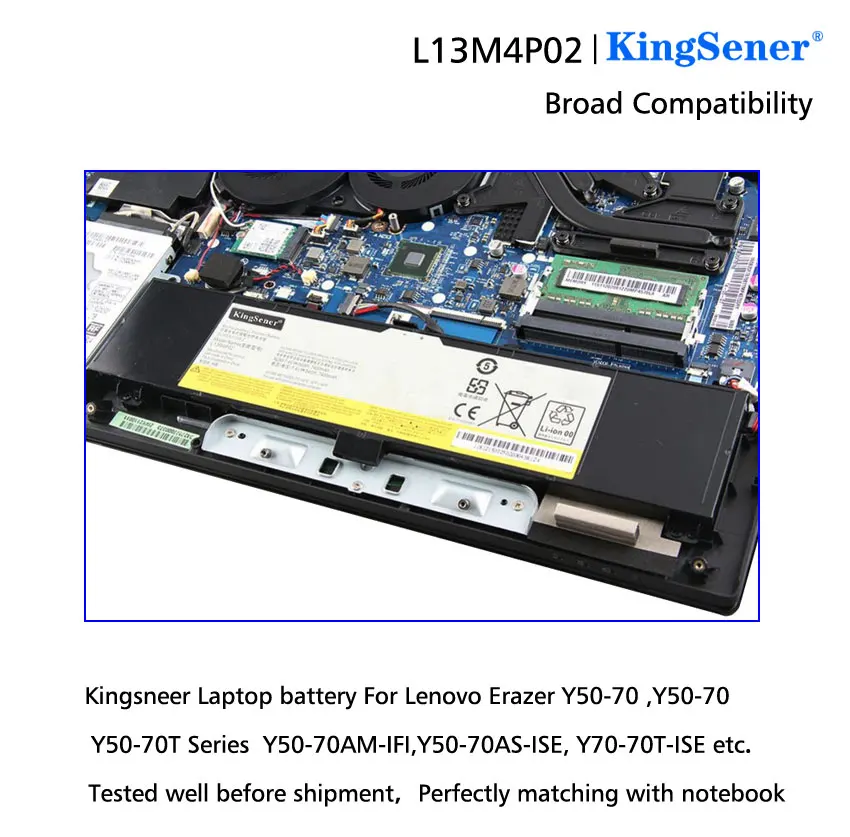 Lenovo Y50-70, Y70-70, Y50P-70, 121500250, Tablet, 7.4V,