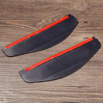 

Hot 2pcs PVC Car Rear view Mirror sticker rain eyebrow weatherstrip auto mirror Rain Shield shade cover protector guard