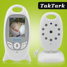 Draadloze Video Babyfoon 2.0 Inch Kleur Security Camera 2 Weg Talk Nightvision Ir Led Temperature Monitoring Met 8 Lullaby