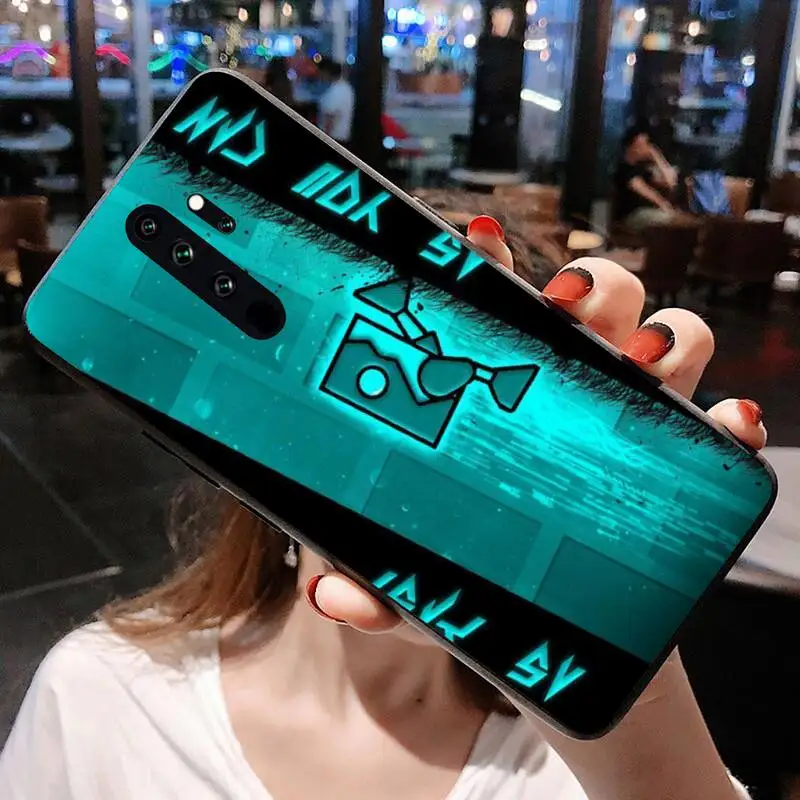 HOTCASHOP hot game Geometry Dash Phone Case for Redmi 9A 8A 7 6 6A Note 9 8 8T Pro Max Redmi 9 K20 K30 Pro 