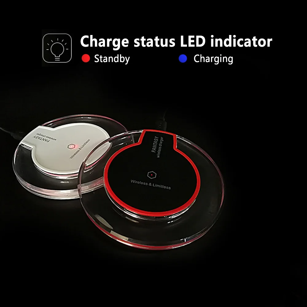 Universal Wireless Charger 5W QI Charging Pad Micro USB Type C Charge Receiver for Android Phone Tablet Wireless Adapter Kit