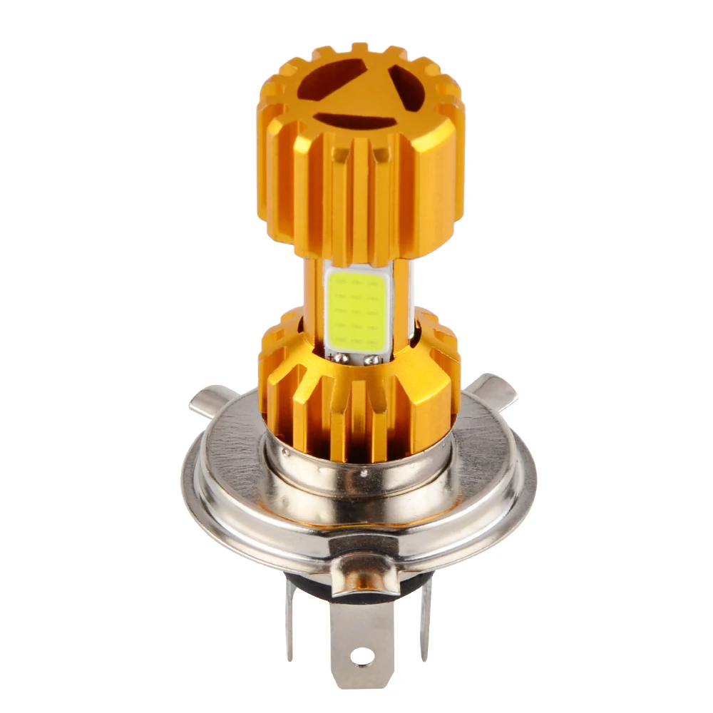 

LED 3 COB H4 80W Motorcycle LED Headlight Bulb White (6000K) Lumen 2000 for direct voltage for Kawasaki Ninja H2R ZX1000 ect