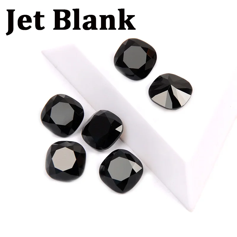Jet CTPA3bI все цвета SewingOn Стекло Стразы подушка с серебряным/золотым когтями DIY Ювелирные изделия Одежда Сумки Makiing аксессуары - Цвет: Jet