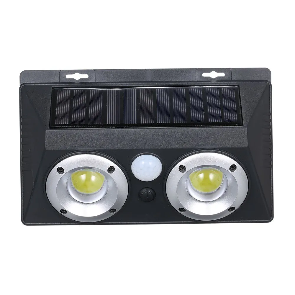 

COB Solar Powered Energy Wall Mounted Light PIR Motion Sensor LED Lamps Drop shipping