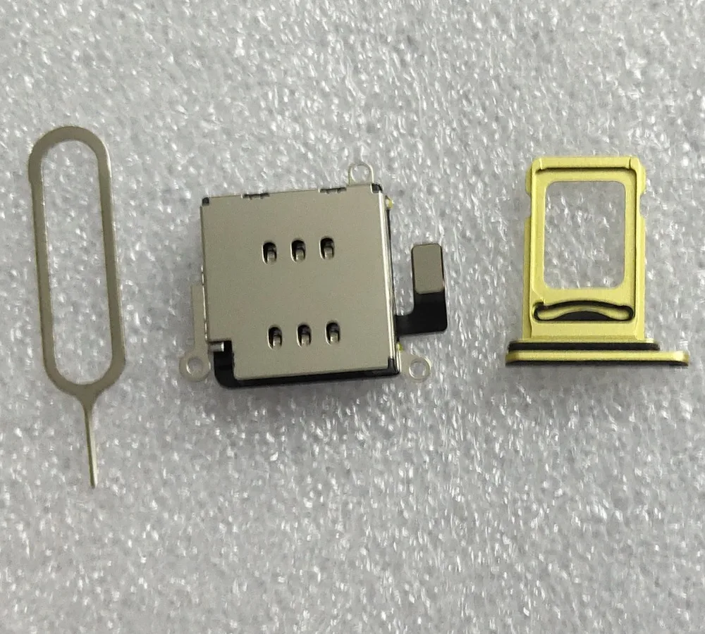 iPhone 11 SIM card flex cable gold 01