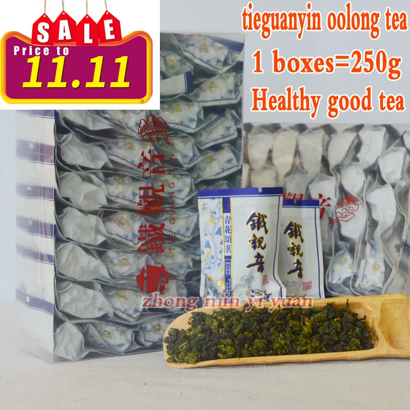 Чай Tie kuan Yin, превосходный чай улун, 1725 органический чай TiekuanYin, зеленый чай для похудения, забота о здоровье