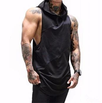 

ELI22 Mens Tight-Fitting Short-Sleeved T-shirt Fitness Organization Body Fitness Gyms Fitness Splicing Cotton T-shirt