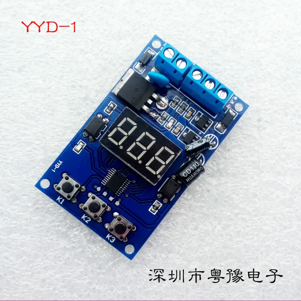 

Trigger Cycle Timing Delay Switch Circuit MOS Tube Control Board Instead of Relay Module 12 24V