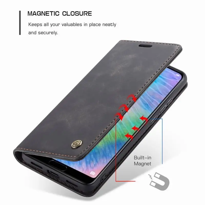 Чехол для huawei P20 Lite P30 Pro, чехол, магнитная кожа флип-бумажник, телефон, книга, топ, оболочка, складной чехол для huawei P 20 P 30