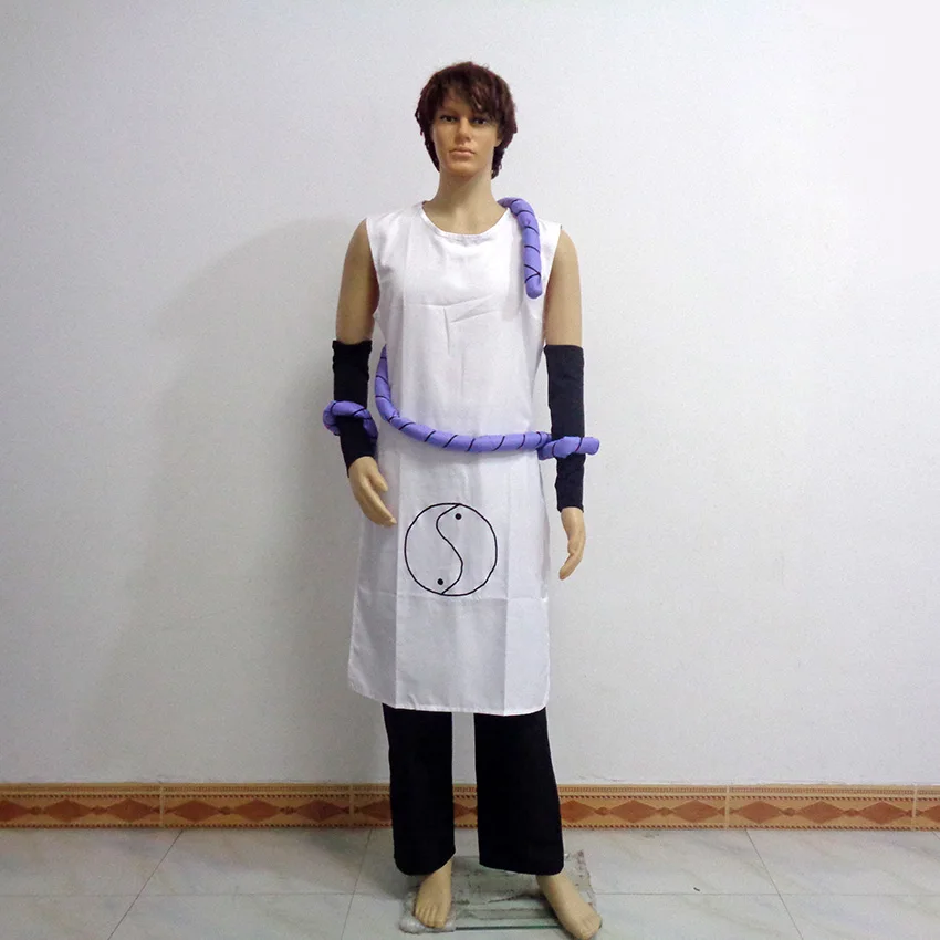 Наруто Jirobo Orochimaru Cos Рождественская вечеринка Хэллоуин униформа наряд косплей костюм настроить любой размер