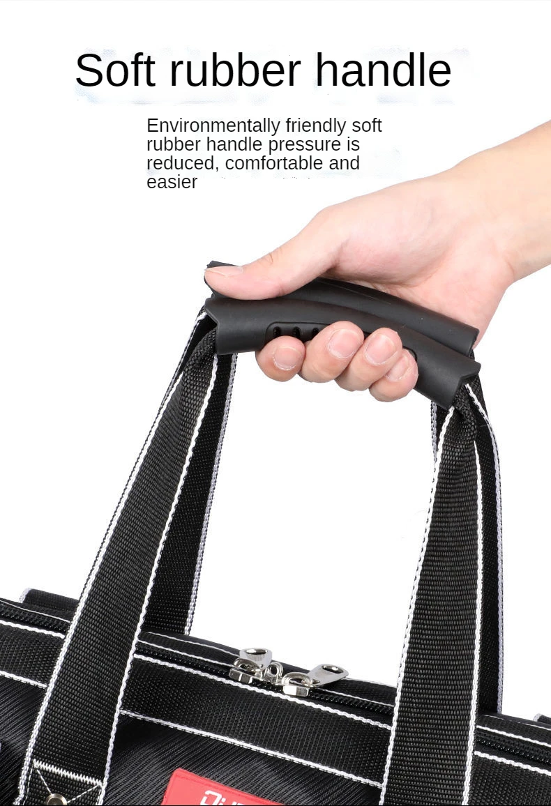 tool chest Tool Bag Thickened Fabric Electrician Bag 1680D Oxford Waterproof Wear-Resistant Strong Anti-Fall Storage Toolkit best rolling tool box