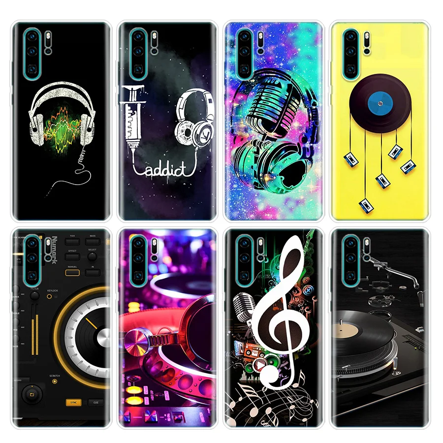 DDJ DJ музыкальный чехол для телефона Huawei P40 P30 P20 P10 Mate 20 30 10 P Smart Z + Plus Lite Pro Модный Coque