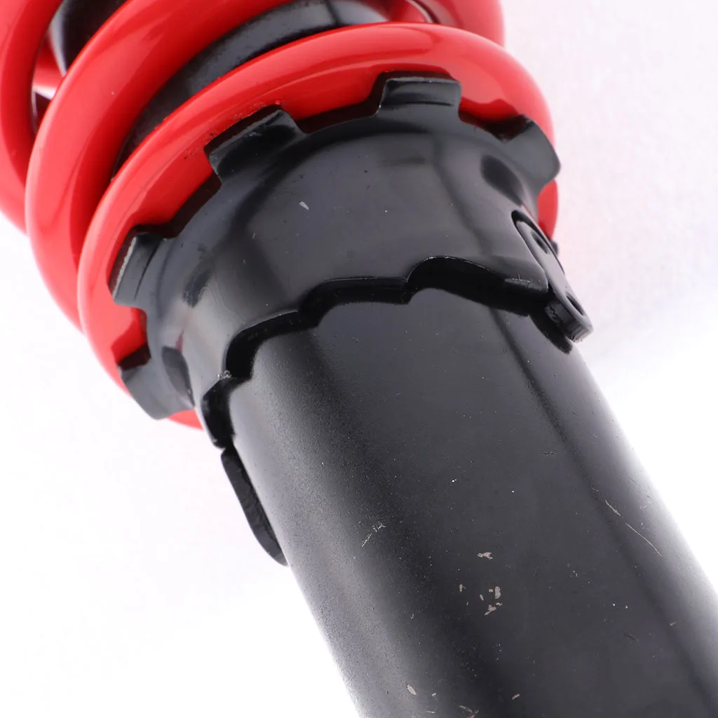 350mm Anti-shock Rear Shock Absorber Shocker Suspension For ATV Go Kart Buggy- Black+Red
