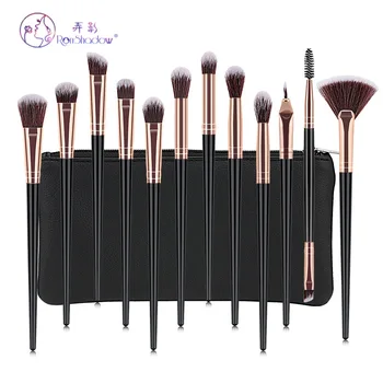 

Makeup Brushes Set 12pcs/lot Eye Shadow Blending Eyeliner Eyelash Eyebrow Make up Brushes Professional Eyeshadow Brush