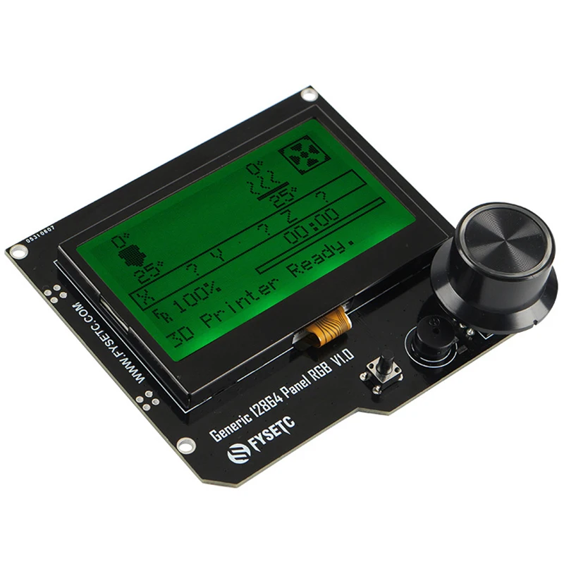 Generic12864 панель V1.1 Смарт 12864 ЖК-модуль дисплей Rgb экран Поддержка Marlin Diy для ЧПУ Ramps Cheetah F6 Vs Mini12864(Rgb