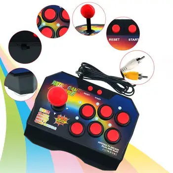 

Retro Arcade Video Game Consoles Pocket 16 Bit Built-in 145 Arcade Game ABS Console Players Stick Controller Console