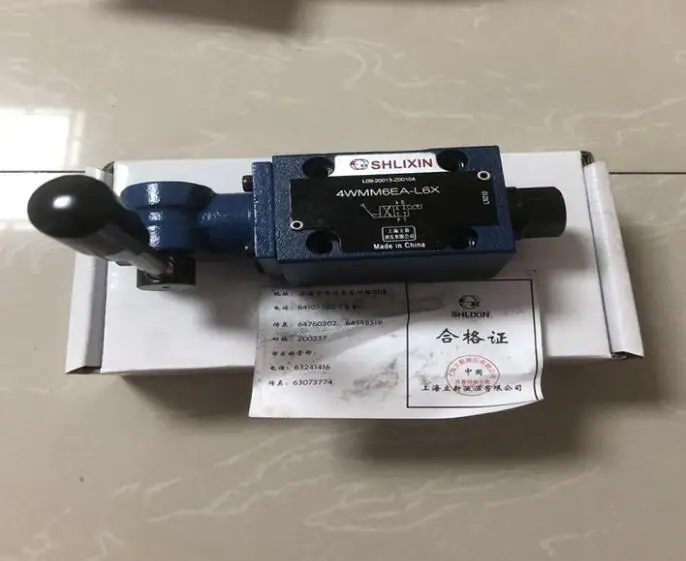 

Hengli shlixin manual directional valve hydraulic valve 4WMM6EA-L6X MADE IN CHINA