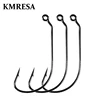 50pc/ Fishing Hook Set Carbon Steel Wide Crank Hook Offset Fishhook for Soft Worm Lure Barbed Hook carp Fishing Hooks Tackle ► Photo 1/4