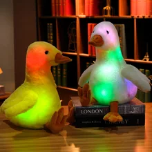 Jouets en peluche animaux colorés à LED, lumineux et créatif, cadeau de noël pour enfants filles