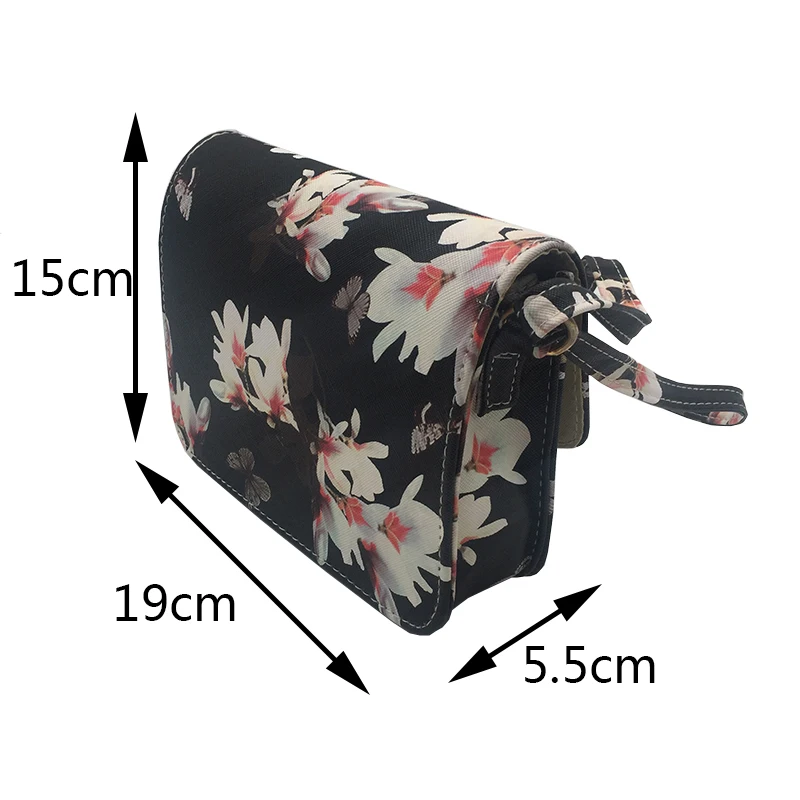  Women Floral Leather Shoulder Bag Satchel Handbag Retro Messenger Bag Famous Designer Clutch Should - 32948517436