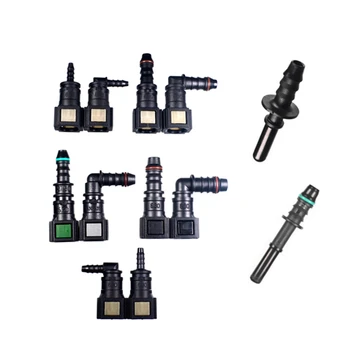 

Auto parts Plastic fuel fitting SAE1/4" Fuel Quick Connector with Male End Piece quick connector kits