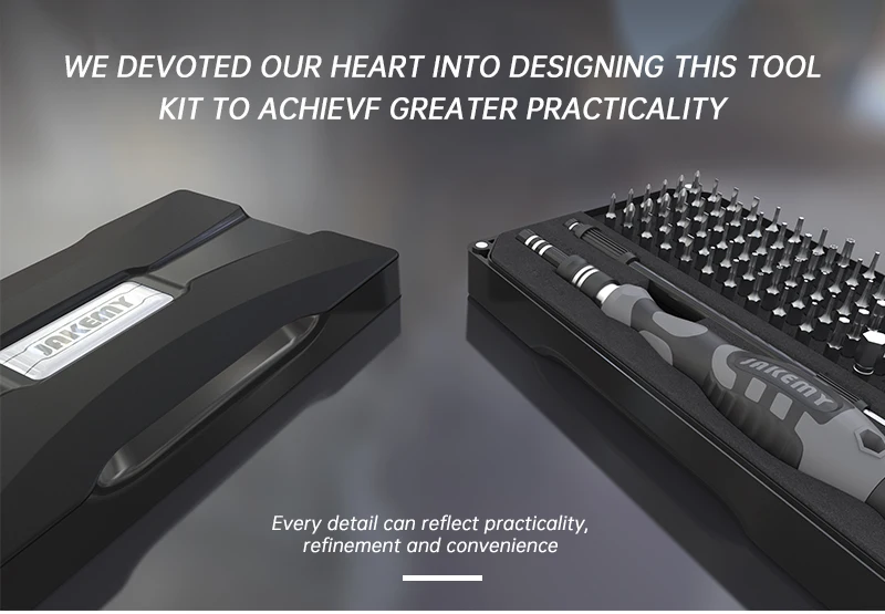 JM-8176 106 IN 1 Precision Screwdriver Set Magnetic Bits Screw Driver With Extension Bar for Mobile Phone Repair Tools (6)