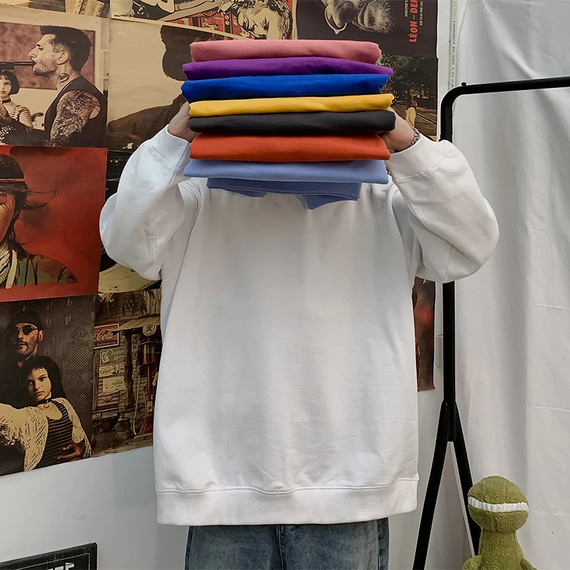 Мужская толстовка с капюшоном Privathinker однотонная Базовая круглым вырезом уличная