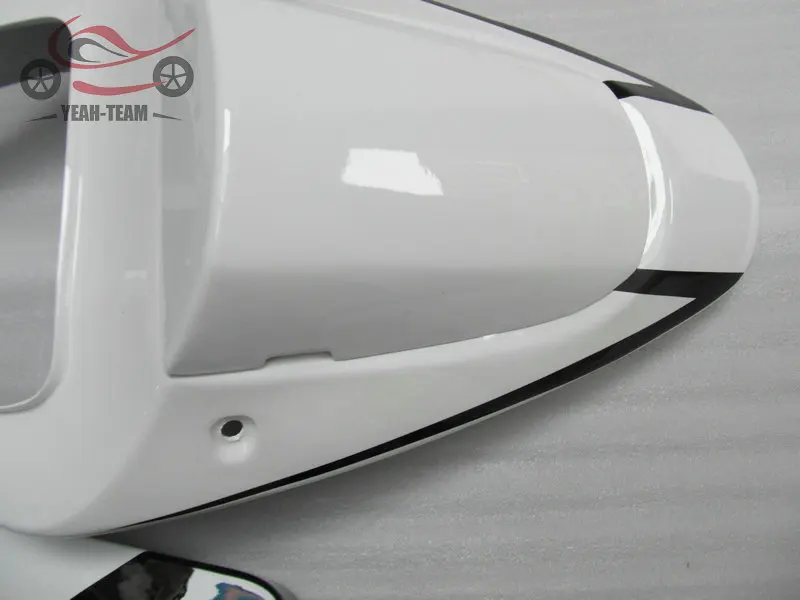 Пользовательские китайские обтекатели комплект для Suzuki GSXR750 2001 2002 2003 GSX R600 01-03 GSXR 600 750 ABS пластик белый черный обтекатель части