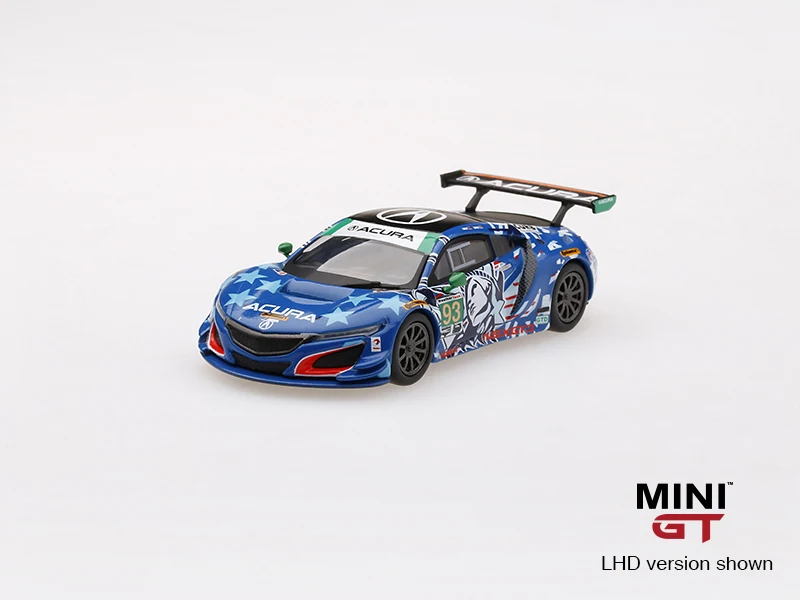 Мини GT 1: 64 Acura NSX GT3#93 IMSA Watkins Glen LHD литая под давлением модель автомобиля