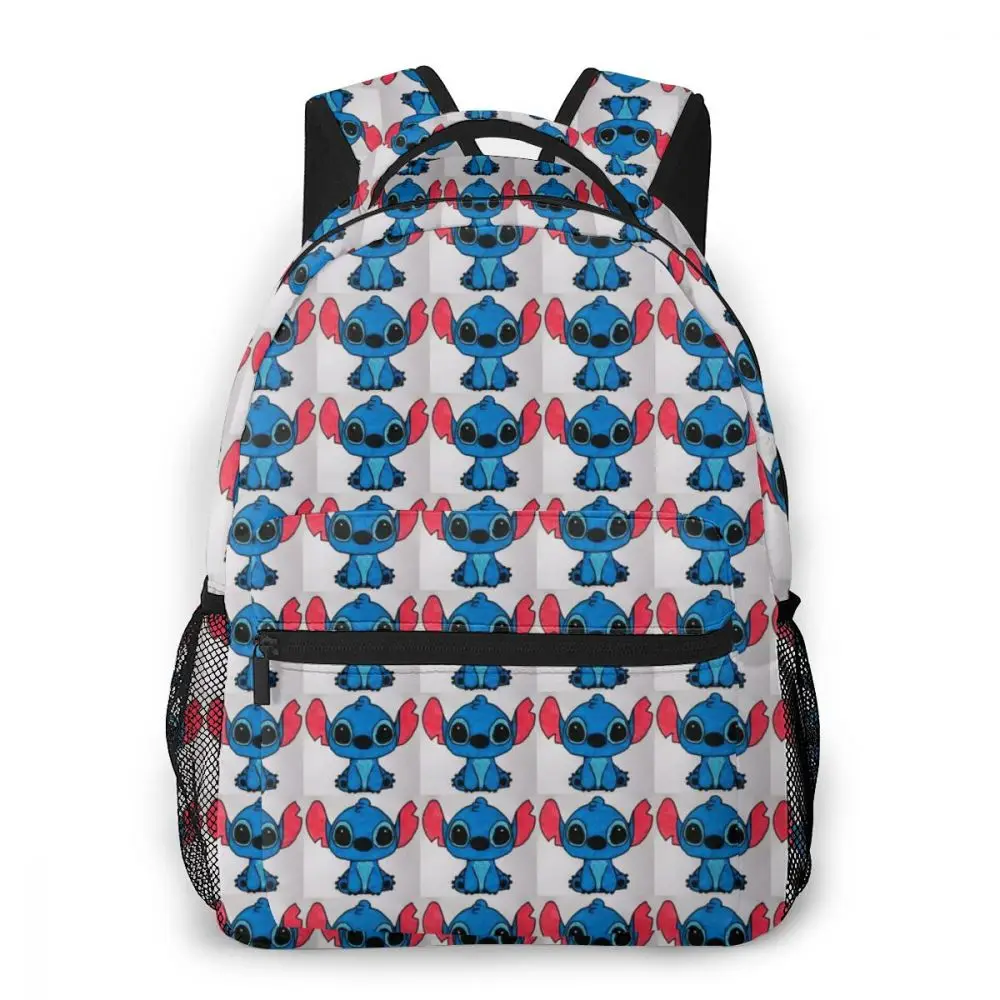 

Cartoon Image Print Annie Lilo & Stitch Stitch Has A Glitch lovely alien baby Stitch Casual Backpack