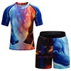 Kids Sportswear MMA BJJ Rashguard Jiu Jusit Boxing Muay Thai Jersey Shirt Shorts Sport Suit Running Set Children Boys Sportsuits 6