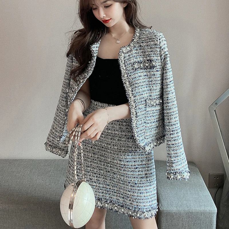 Tweed two piece women's Clearance