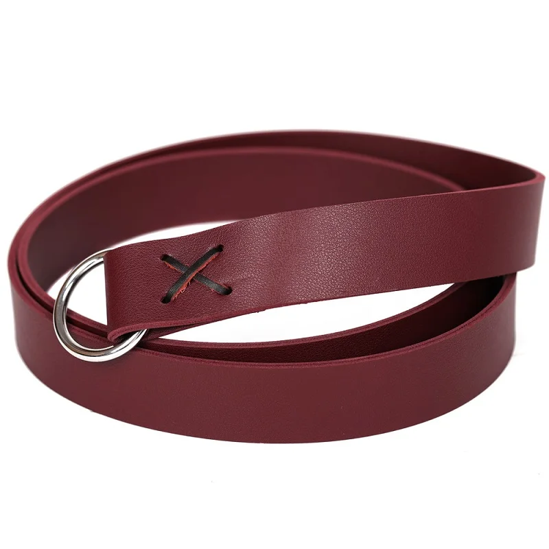 Medieval Sword Ring Belt Costume Larp Accessory Armor Gear Adult Viking Knight Pirate Cosplay Leather Long Loop Buckle For Men