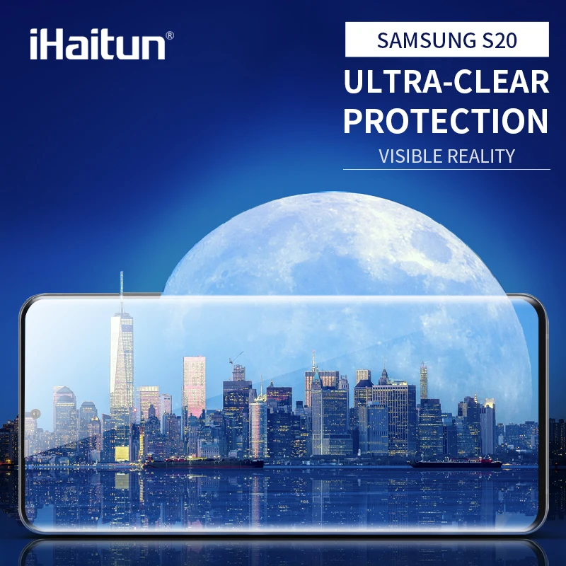 IHaitun 6D стекло для Samsung Galaxy S20 Ultra Plus + полностью изогнутая Защитная пленка экрана
