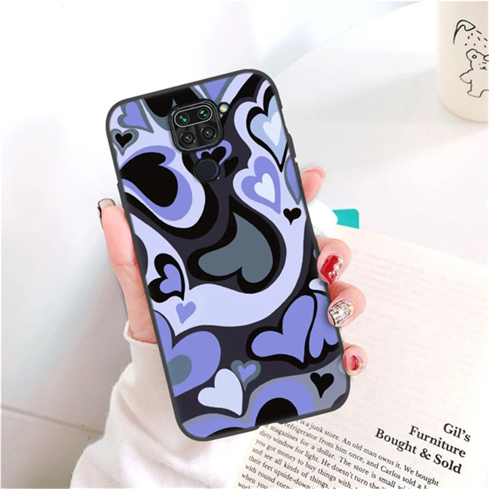 Redmi Note 9 Case For Xiaomi Redmi Note 10 Pro Case Love Heart Funda Redmi 9 9T 9A 9C Note 11 8 9 Pro Poco X3 Pro Mi 11T Cover