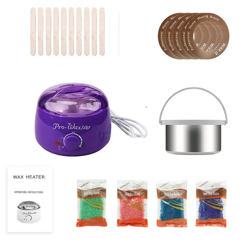 

A Certain Temperature Heating Hair Removal Wax Bean Machine Set Hot Wax Hair Removal Hair Removal Wax Bean Machine Set