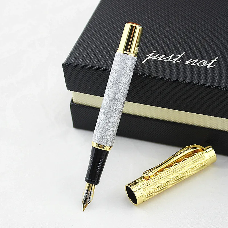Шариковая ручка dika wen стальные авторучки Роскошные брендовые металлические перо 0,5 мм чернила для письма ручка для школы офиса
