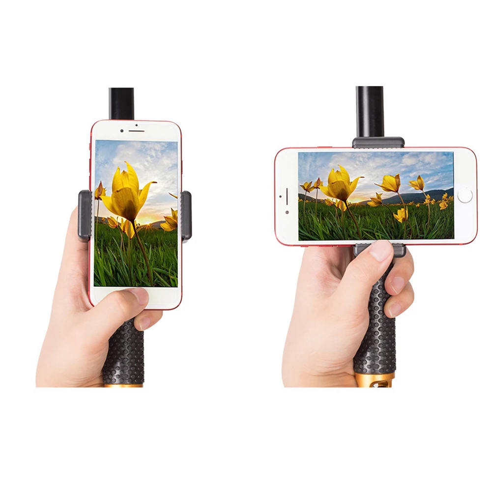 Universal Mobile Portable Plastic Selfie Self-timer Stick Phone Clip Non-slip Lock Bracket Support Fixed | Электроника