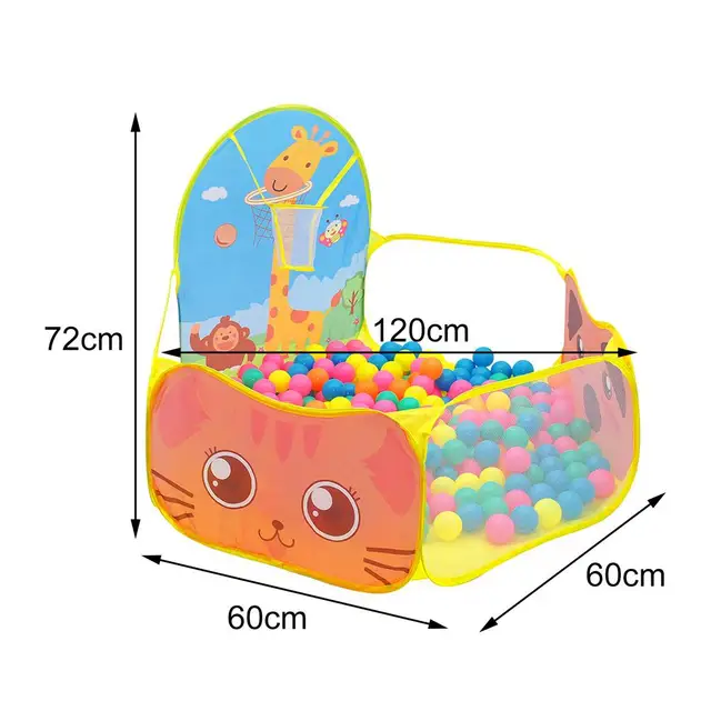 Kids Tent Indoor Outdoor Fun Sports Foldable Cartoon Tent Play House Toys Puzzle Toys Enfant Gift Room House Teepee Playhouse 6