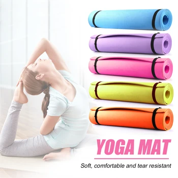 

1730x610x4mmEVA Yoga Mat with Position Line Body building exercise All Purpose Non-Slip Environmental Exercise Mat For Beginner